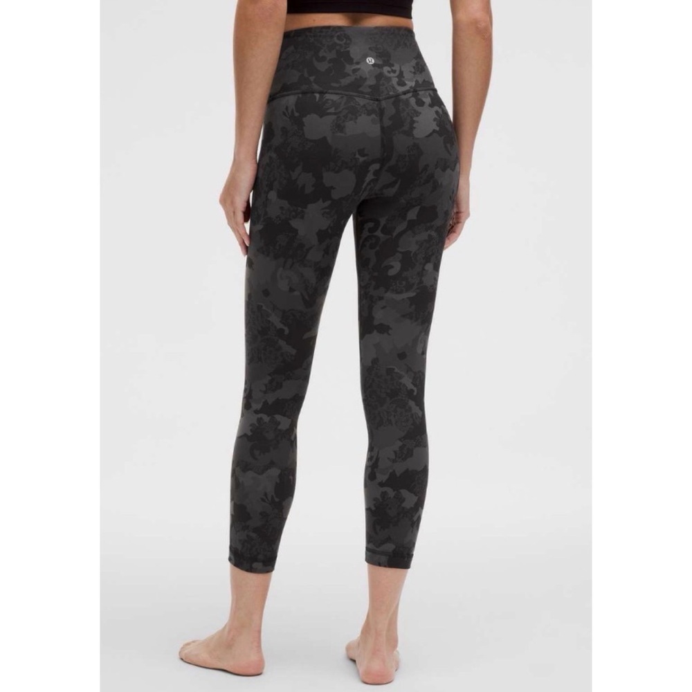 LULULEMON Hidden Heritage Lace Black Align High Rise Leggings